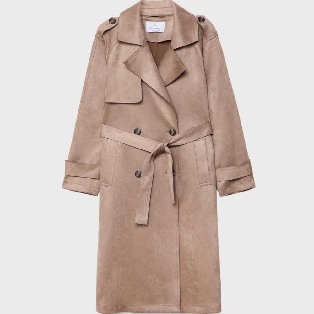 Stradivarius Classic Beige Trench Coat